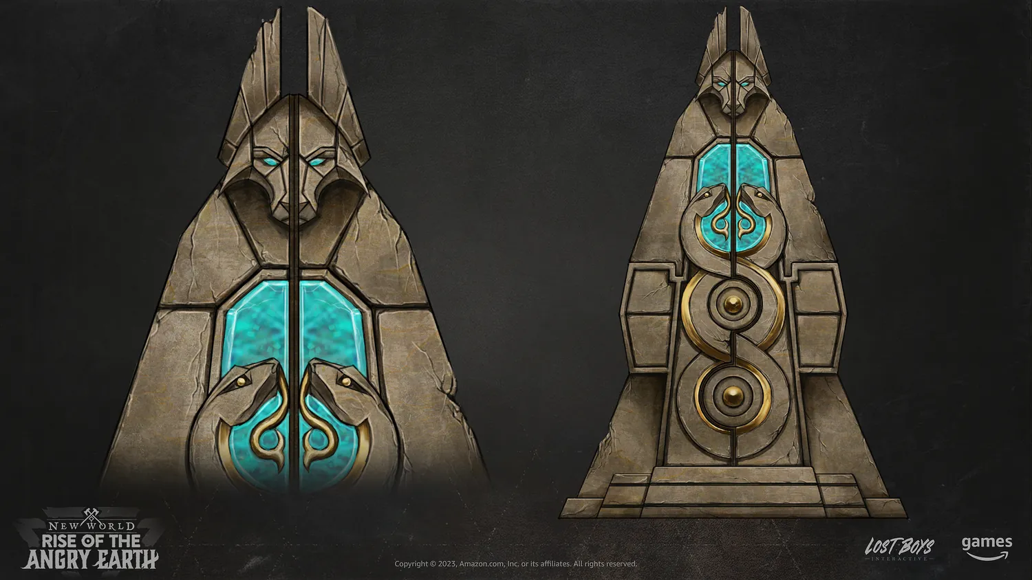 Ancient sarcophagus environment concept