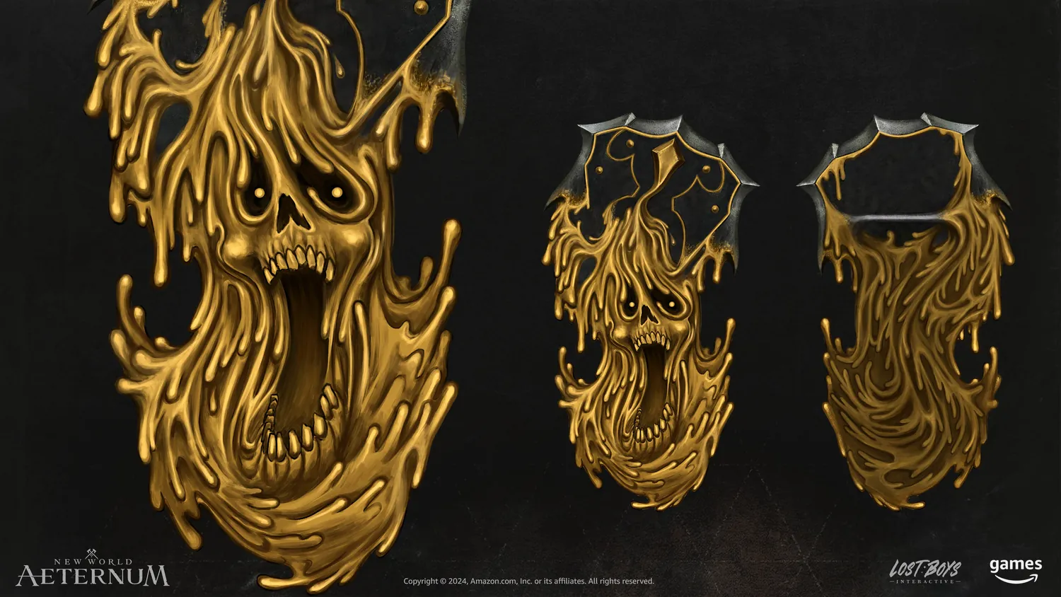Gold Cursed tower shield concept