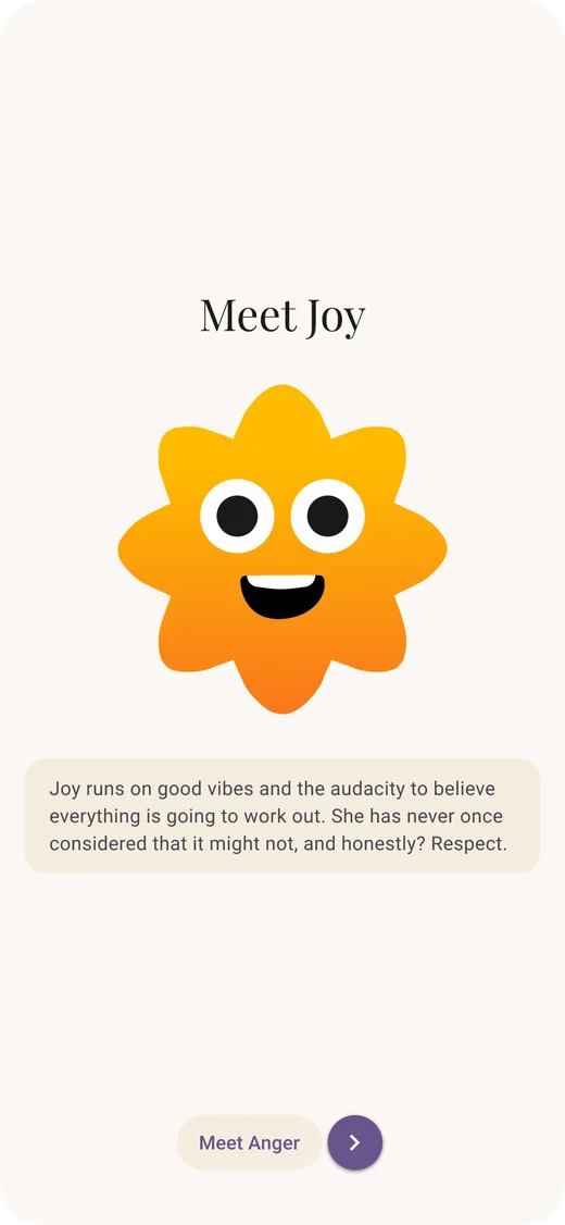 Vibe check emotion picker screen 1